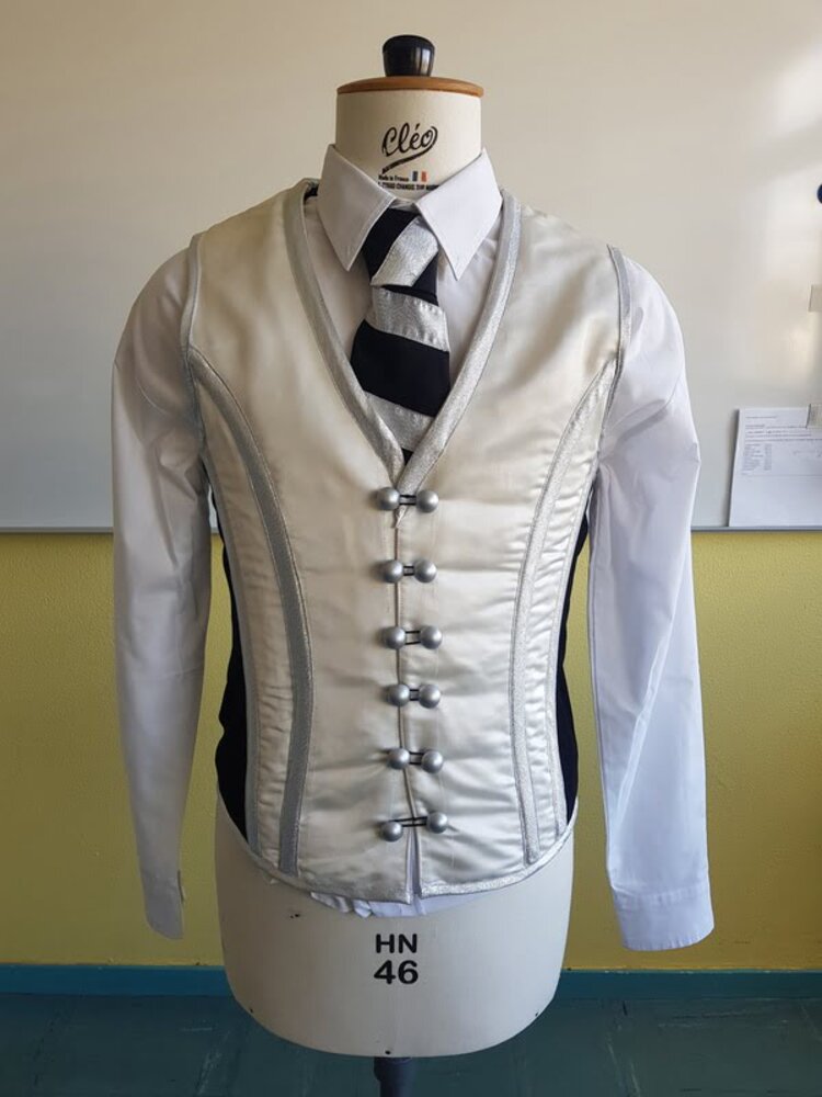 corset blanc homme jupitaire